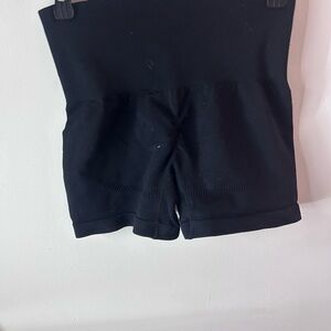 Black High-Waisted Shorts